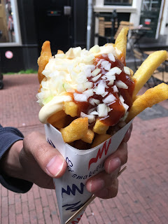 Dutch fries at vlaams Friteshuis Vleminckx, Amsterdam