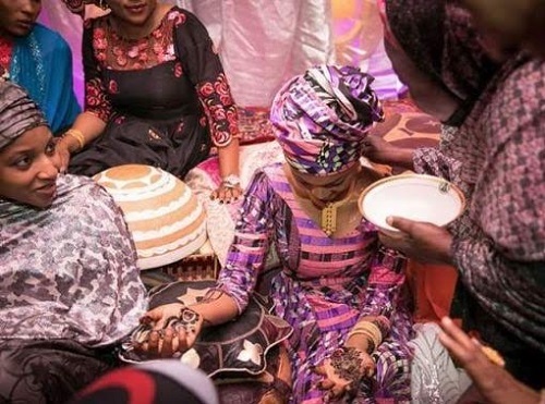 See 'LEAKED' Photos From Zahra Buhari's Ongoing Traditional Wedding