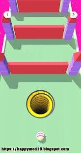 Screenshots of Color Hole 3D MOD APK 1.1.3 (Unlimited Coins) for Android