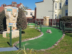 Fantasia Adventure Golf on Sea Road in Felixstowe. May 2018