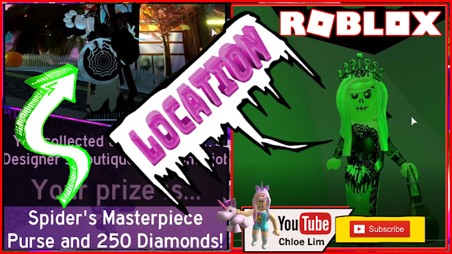 Roblox Royale High Halloween Event Gameplay! Haunted Mansion - Designer Halloween Clothing! Spiders Masterpiece Purse! All Candy Location!