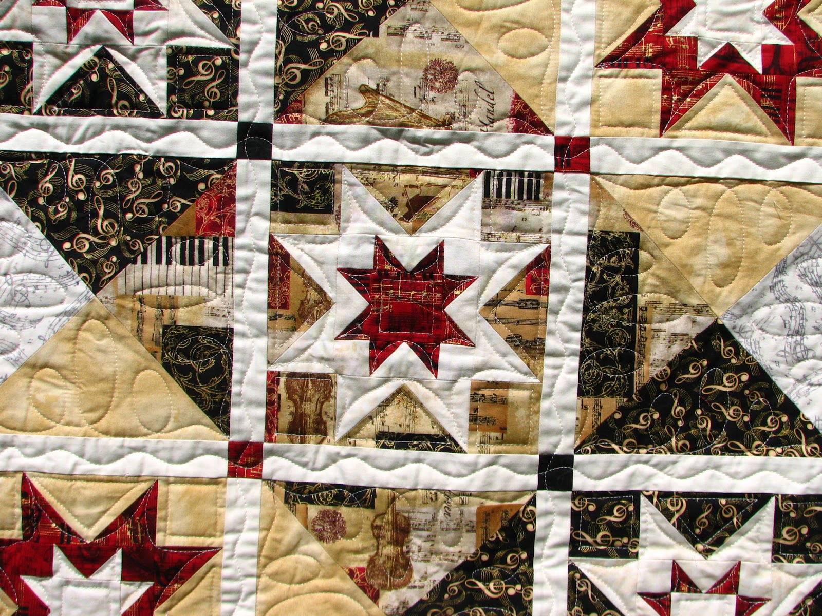 Download I'm keeping busy...: 3 Completed Music Quilts