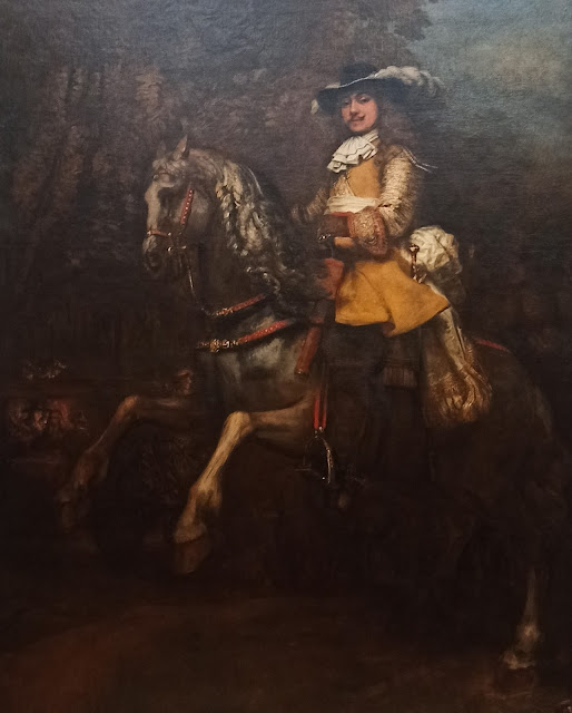 Rembrandt Portrait of Frederick Rihel on Horseback