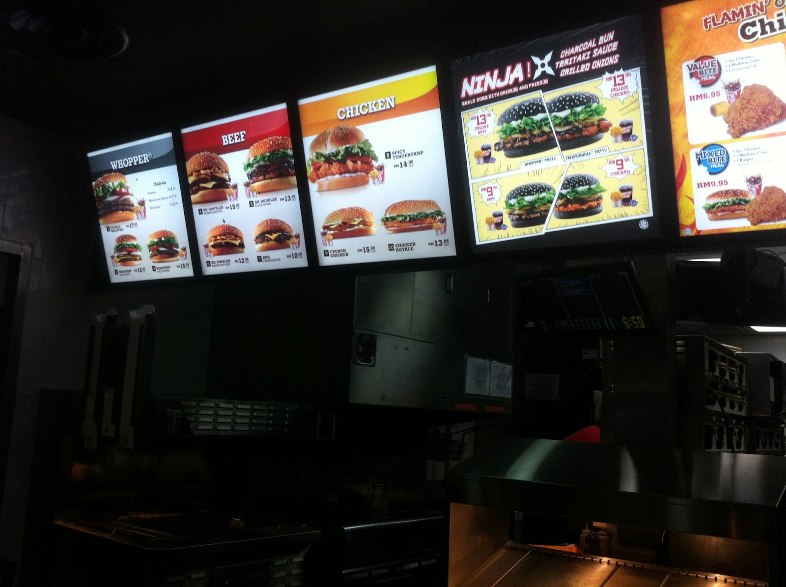 Our Journey Penang Gurney Plaza Burger King Cafe