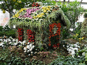 Floral cottage at the 2018 Allan Gardens Conservatory Winter Flower Show by garden muses--not another Toronto gardening blog