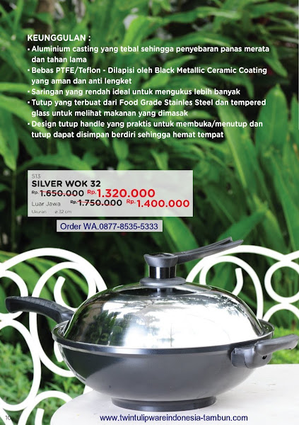 Promo Diskon Maret 2018, Silver Wok 32