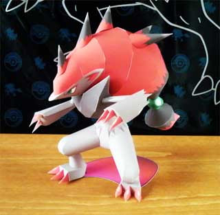 Pokemon Zoroark Papercraft