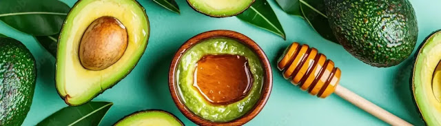 DIY avocado and honey hair mask for deep hydration