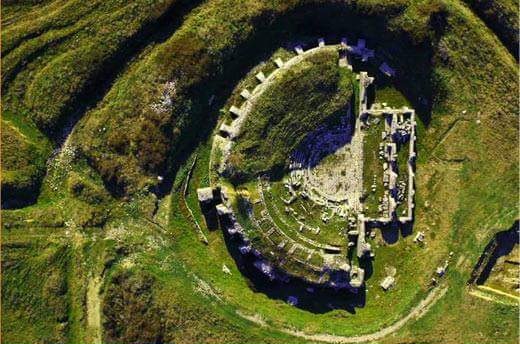 Ancient theater with 4000 seats in Gjirokastra