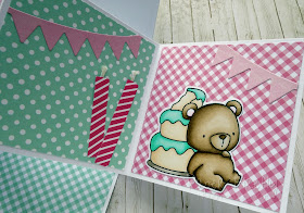 Twist and pop birthday card with cute bears from My Favorite Things