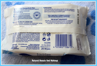 *NEW* NIVEA 3-in-1 Care Cleansing Micellar Wipes- for Eyes , Lips as well as Face|| Review on the weblog Natural Beauty And Makeup