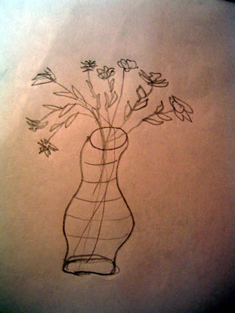 drawing practice - flowers