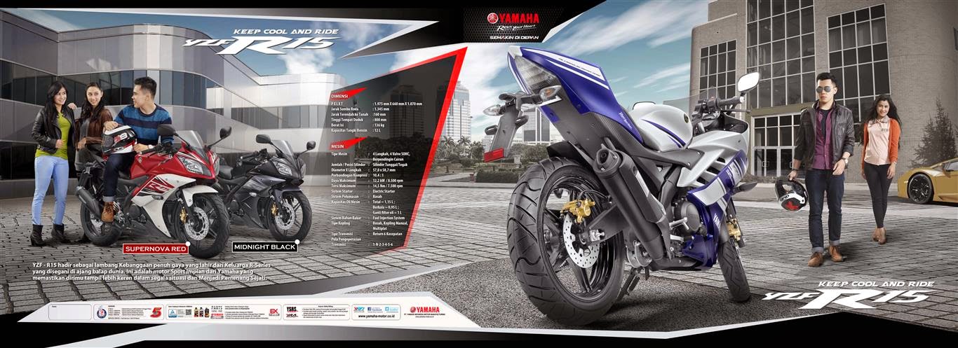 Yamaha R15 dan Yamaha R25 Motor Sport Racing dan Kencang