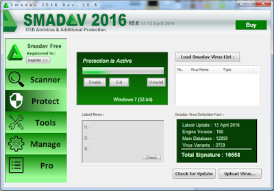 App for PC Smadav V 10.6 Pro Terbaru 2016