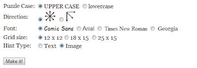 Config Halloween Word Search maker - step 3