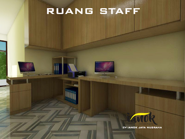 Desain Ruang Meja staff kantor Surabaya Sidoarjo