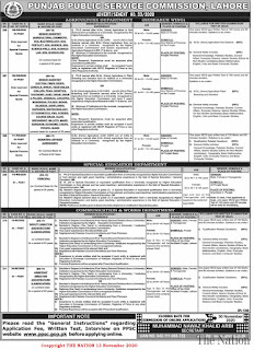 PPSC Jobs 2020 Latest Punjab Public Service Commission Jobs Advertisement No. 33/2020 Apply Online www.ppsc.gop.pk