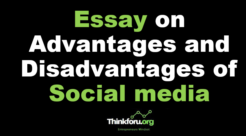 Cover Image of Essay on Advantages and Disadvantages of Social media