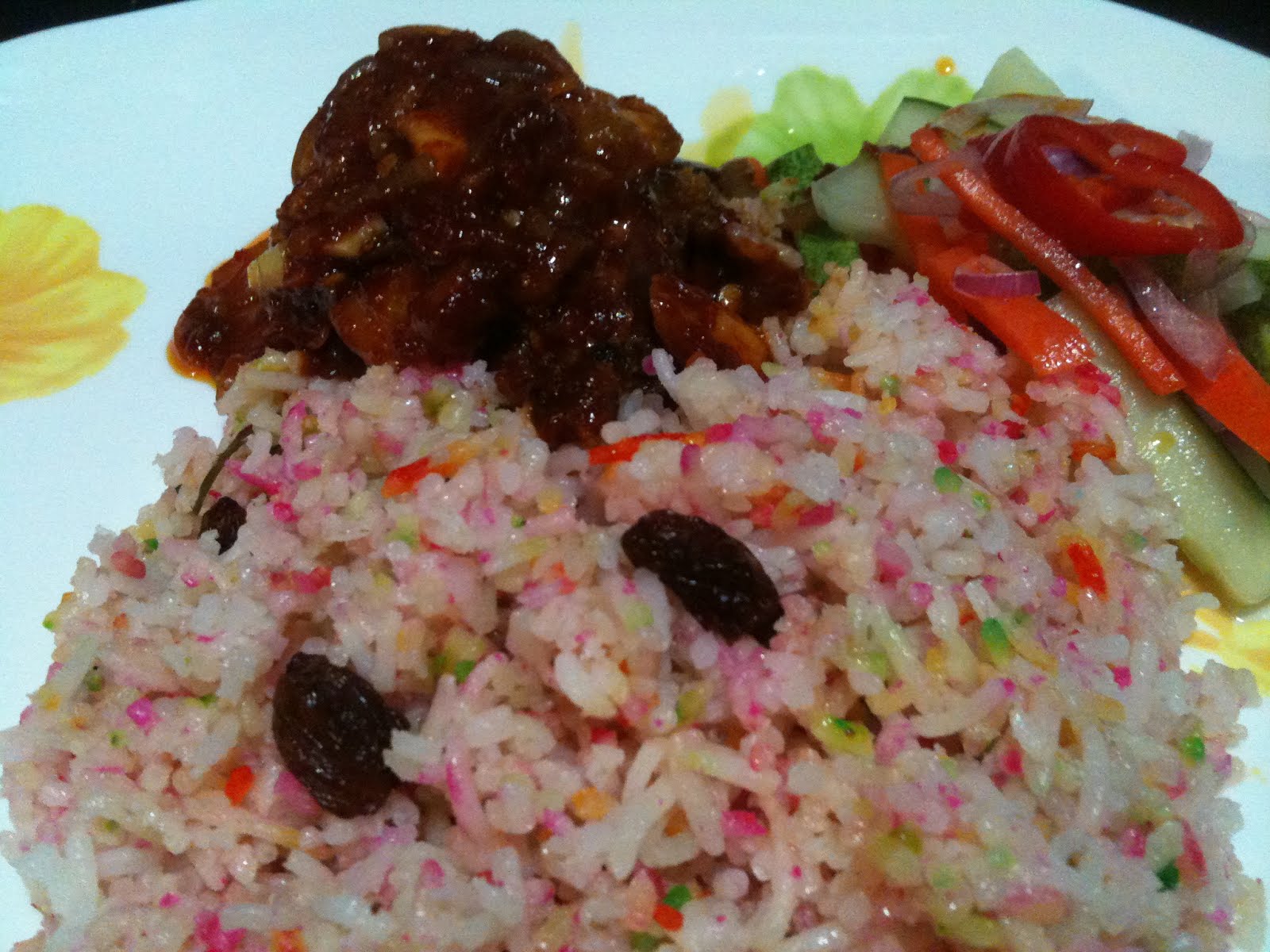 resipi nasi hujan panas