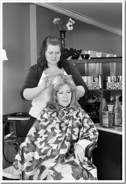 mom's hair
