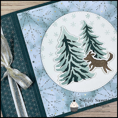 Cute and simply fun fold card with the Trees for Sale stamp set and Tree Lot dies.