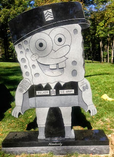 Iraq veteran's SpongeBob SquarePants headstone removed from cemetery