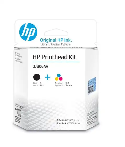 HP GT51/GT52 2-pack Black/Tri-color Printhead Replacement