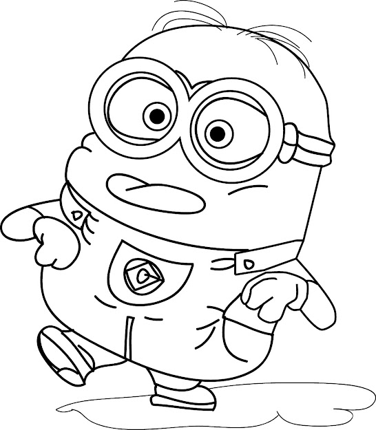 Minion Coloring Pages