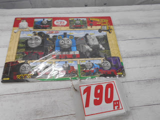 中古品　きかんしゃトーマスパズル　１９０円