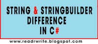 string builder to string,  stringbuilder example,new stringbuilder c#, stringbuilder and string in c#
