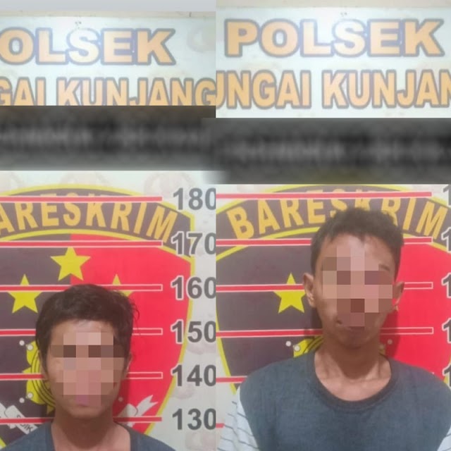 Meresahkan Warga, Polsek Sungai Kunjang Amankan Duo Pencuri Spesialis Tabung Gas