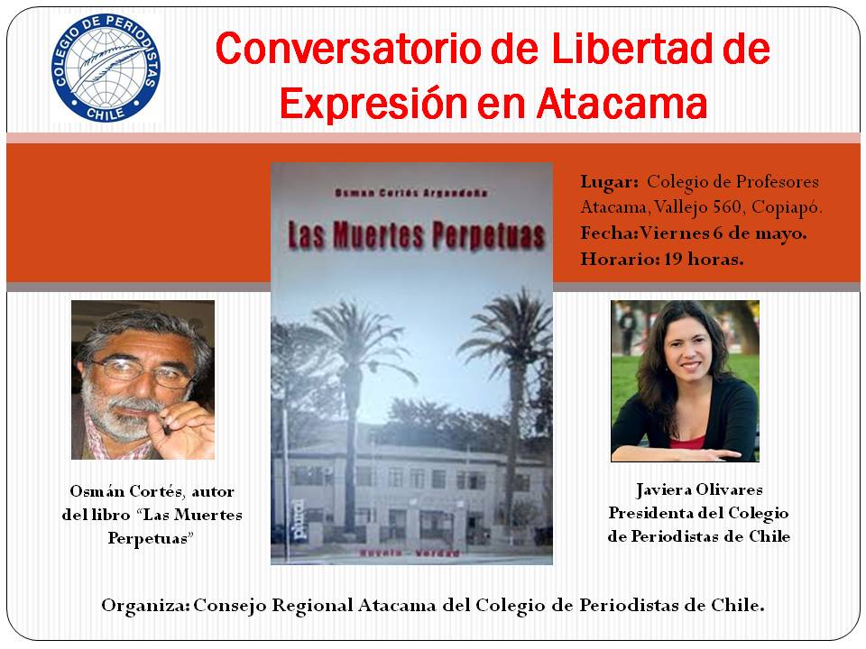 Invitación: Conversatorio de Libertad de Expresión en Atacama