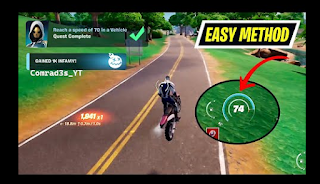 How to go 70 mph in fortnite || How to easily reach 70 mph in Fortnite Chapter 4 Season 1