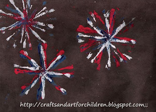 Craft Ideas  Bangles on It S A Perfect Little Kids Craft For Painting Fireworks