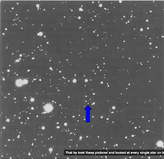 Pluto - the moving dot. Lowell observatory