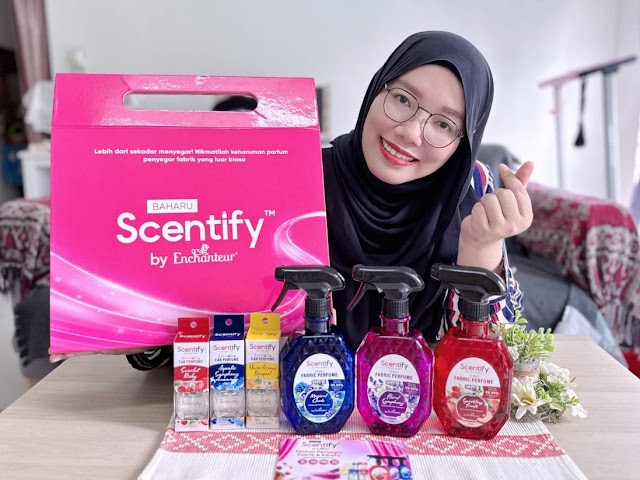 SCENTIFY dari Enchanteur Menghasilkan Rangkaian Semburan Penyegar Fabrik dan Penyegar Kereta