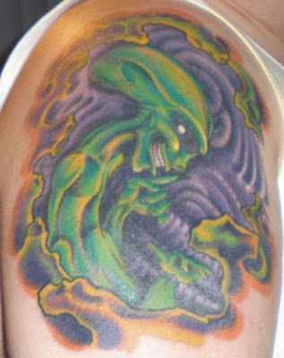 alien tattoos