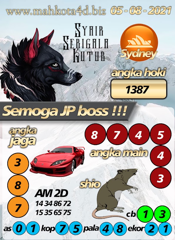 Syair Prediksi Togel Sydney - SDY Kamis, 05 - Agustus - 2021