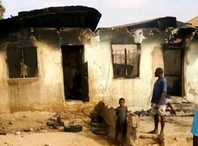 Lady Sets Boyfriend Ablaze For Refusing To Marry Her In Benue (Photos)