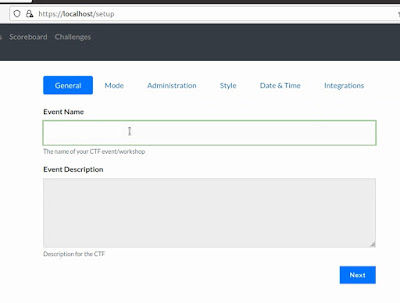 DIGITAL FORENSICS: Setup platform CTFd.