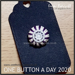 Day 206 : Tiptop - One Button a Day 2020 by Gina Barrett