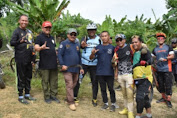 Dandim 0104/Atim Bersama Forkopimda Kota Langsa Gotong Royong Bersihkan Taman Buah