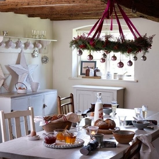 Shabby in love Christmas  kitchen  decor  ideas 