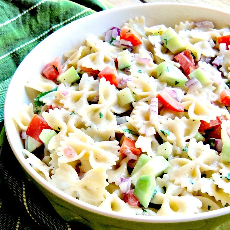 Mediterranean Pasta Salad | Bobbi's Kozy Kitchen