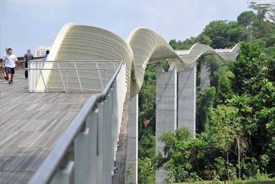 European Modern Eco-Walkway Bridges Infrastructure Design Telok Blangah Hill Park’s