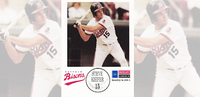 Steve Kiefer 1990 Buffalo Bisons card