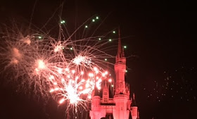 Halloween fireworks at Disneyworld