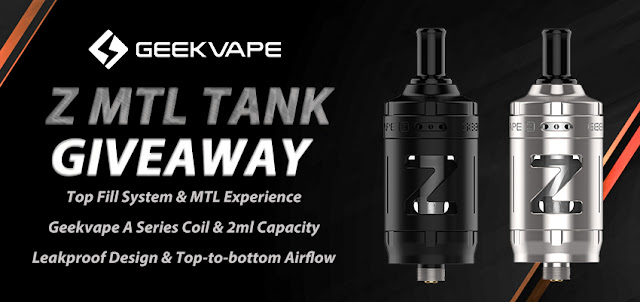 This is your chance to stock up on free GeekVape Z MTL Tank 