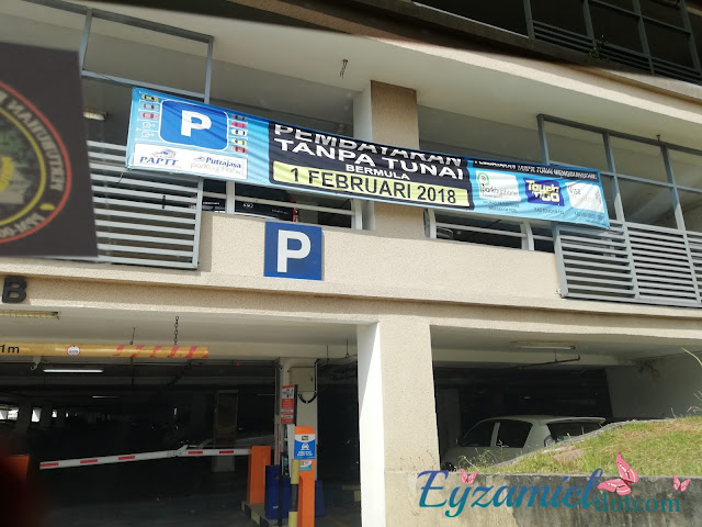 Parking di Putrajaya Sentral untuk ke KLIA / KLIA2