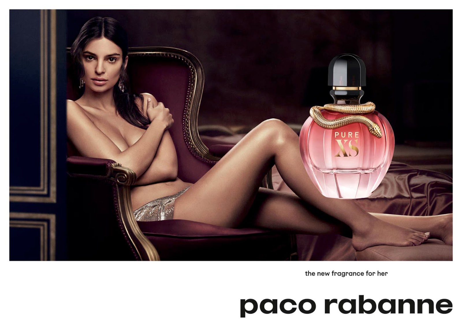 Emily Ratajkowski naked photoshoot Paco Rabanne’s Perfume Campaign